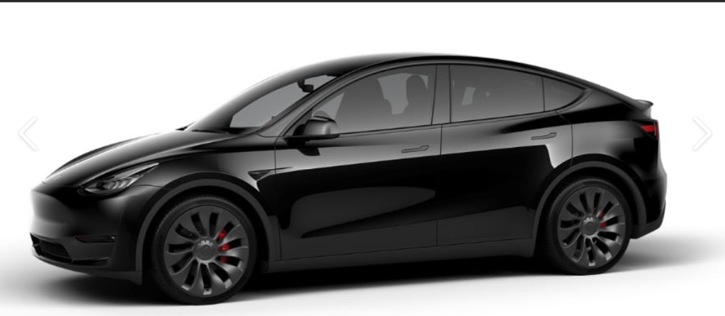 Tesla Model Y EV Sedan-black-monthly rental